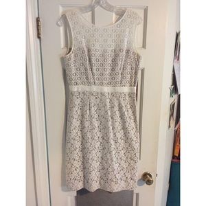 BCBG White Lace Dress